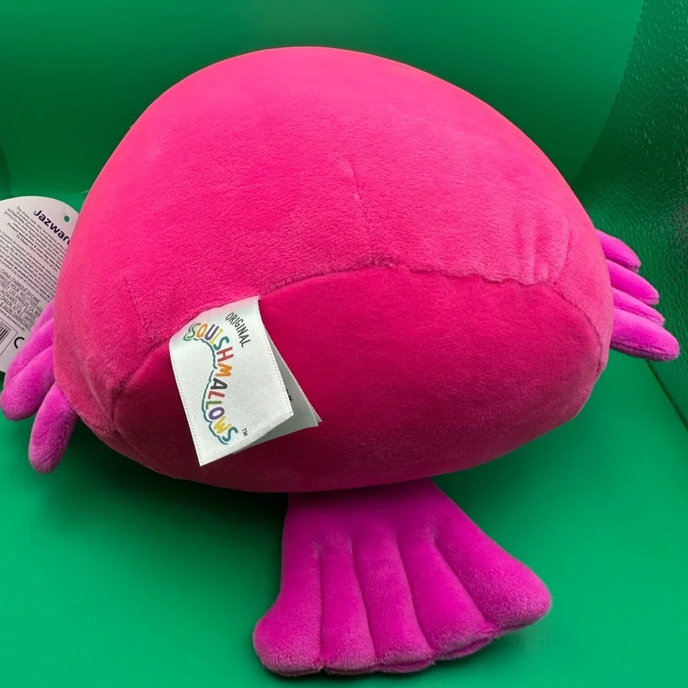 Squishmallows Pink and Gray Stuffed Animal